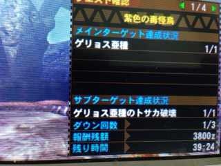 毒怪鳥の紫翼をゲットするんです ヘビーボウガンでゲリョス亜種を狩ります Mh4 狩猟日記