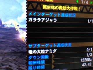 原生林の救助大作戦 ガンランス ソロ攻略 Mh4 狩猟日記